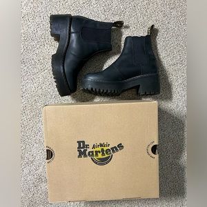 Dr Martens Rometty Chelsea boot black Brushed Wyoming US 5 UK 3 EU 36 like new
